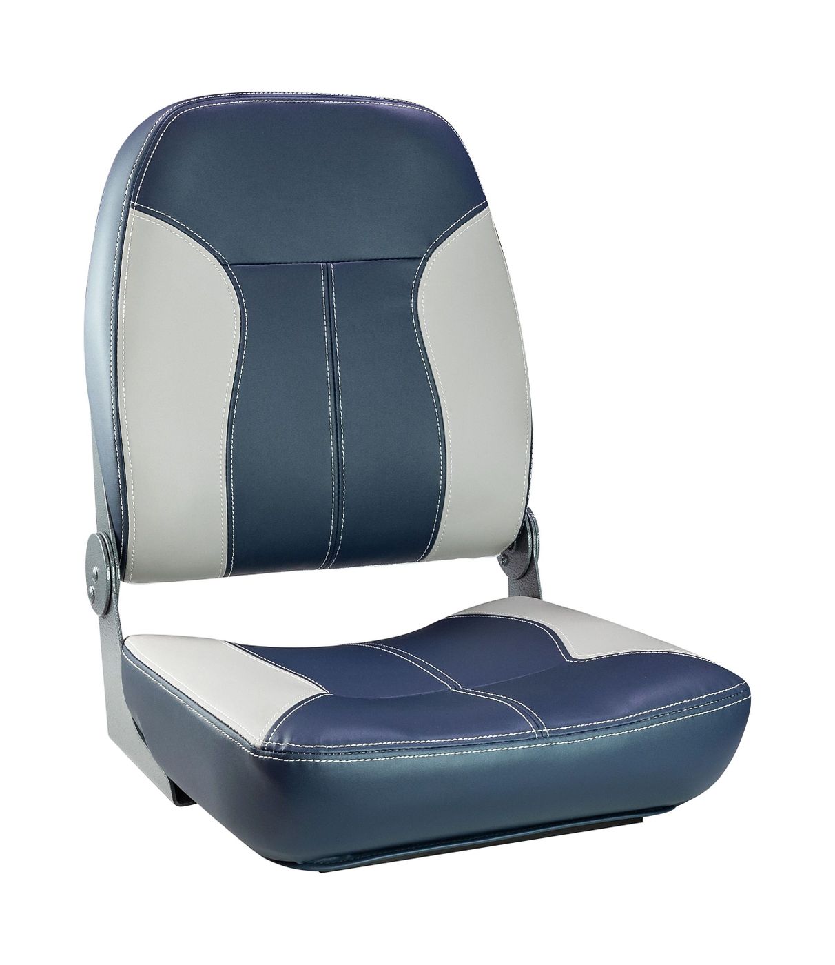 Кресло складное мягкое SPORT с высокой спинкой, синий/серый 1040513 кресло складное мягкое sport с высокой спинкой синий серый 1040513