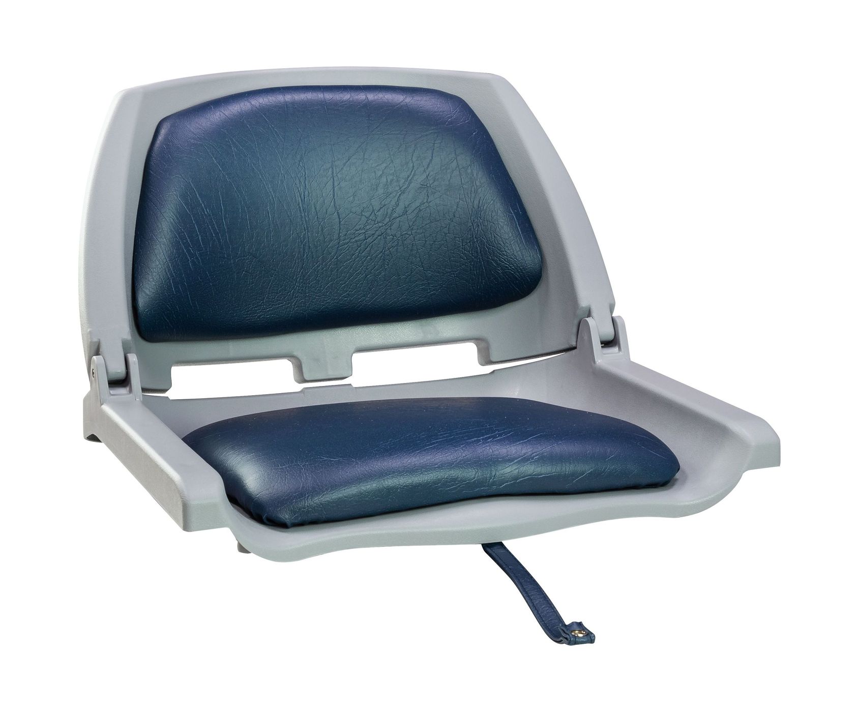 Кресло складное мягкое TRAVELER, цвет серый/синий 1061112C