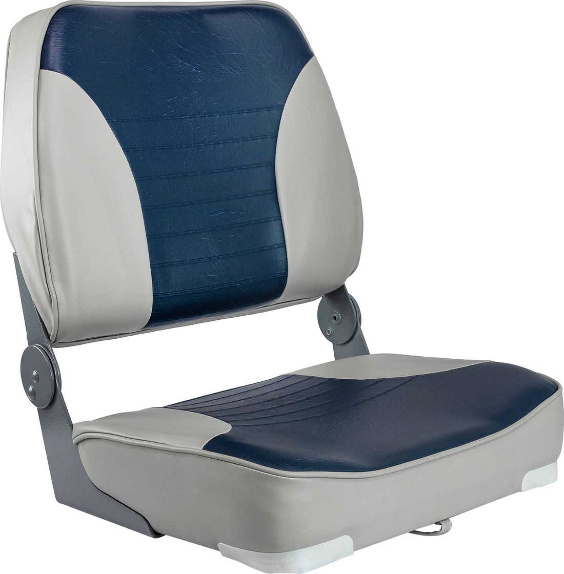 Кресло XXL складное мягкое двухцветное серый/синий 1040691