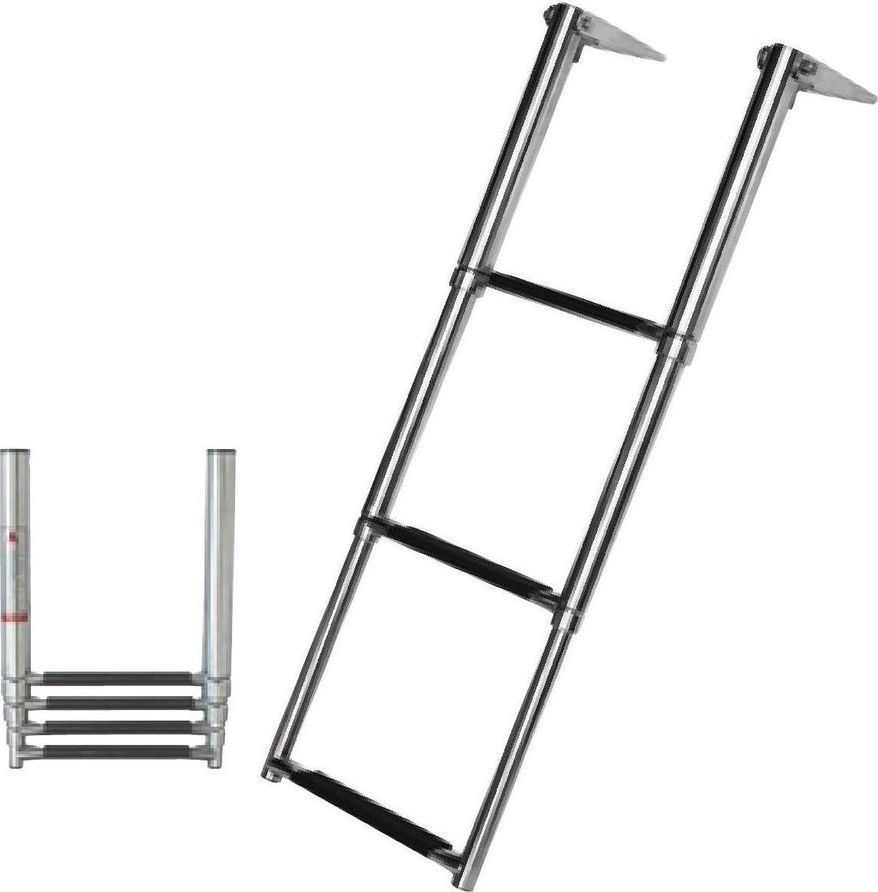 Лесенка телескопическая 3 ступени Marine Rocket MR500333 13266₽