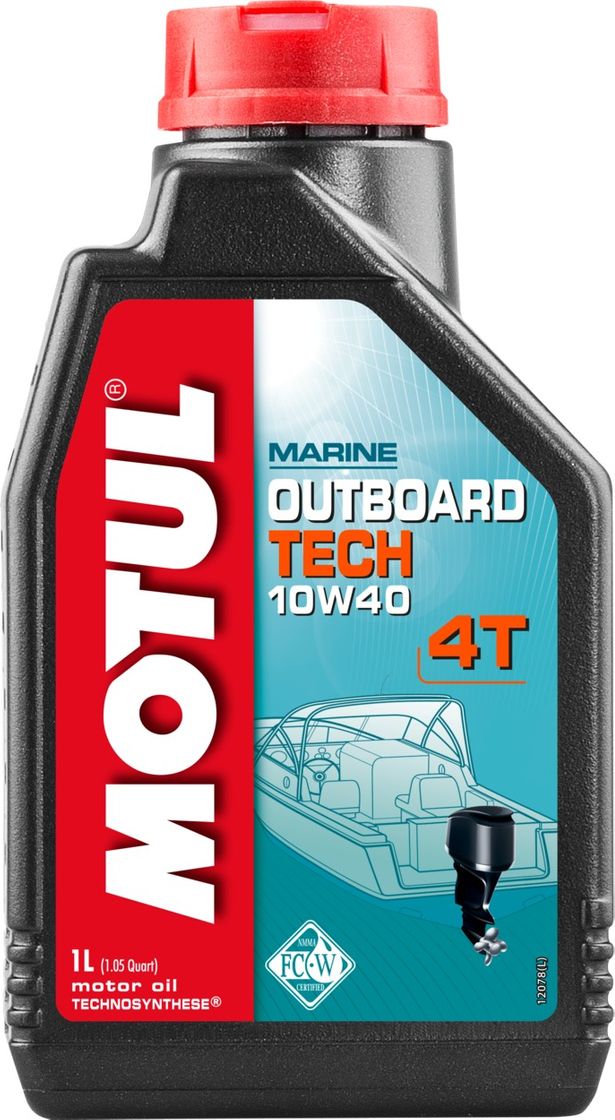 Масло моторное Motul Outboard Tech 4T 10W40, Technosynthese (1 л) 112751 Вид №1