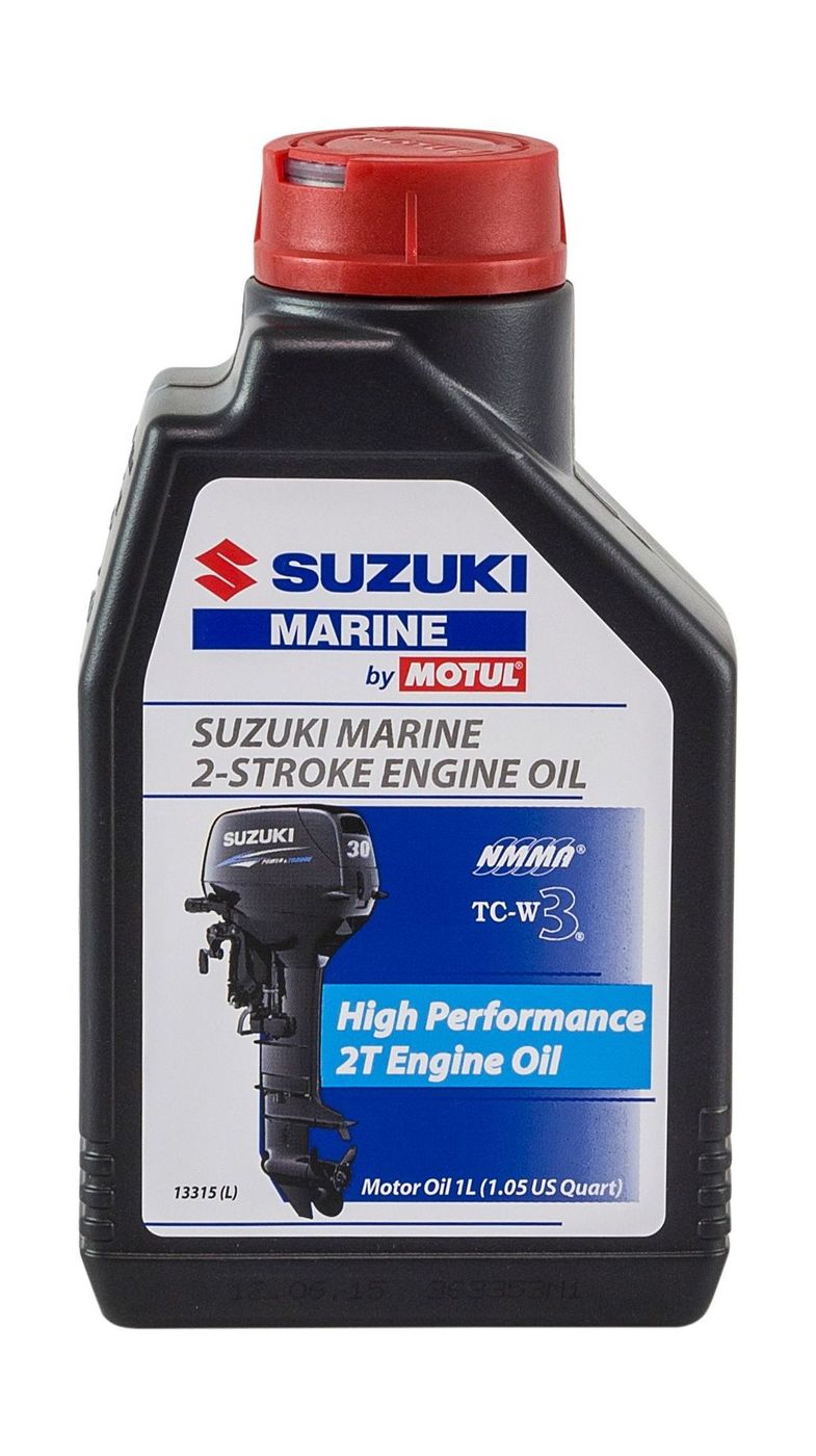 Масло MOTUL Suzuki Marine 2T, TC-W3, 1 л 106105 масло motul suzuki marine 2t tc w3 4 л упаковка из 4 шт 106106 pkg 4