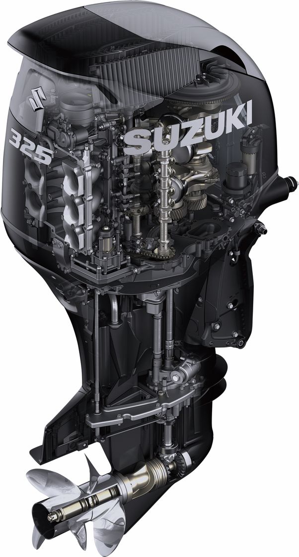 Мотор лодочный Suzuki DF325ATX DF325ATX, цвет черный - фото 4