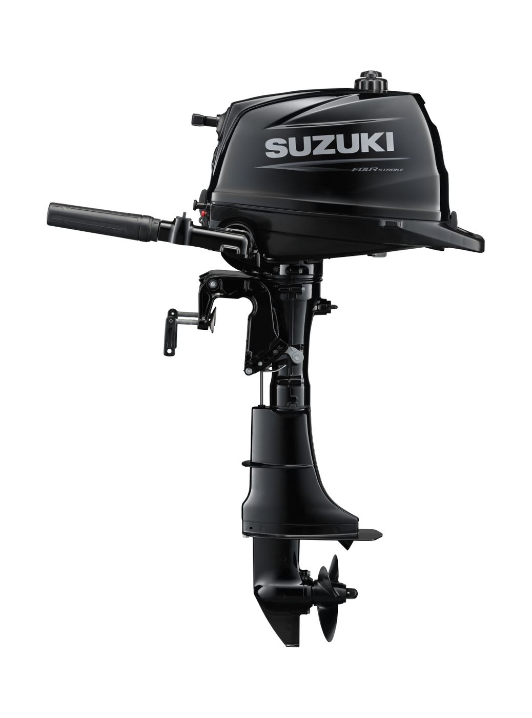 Мотор лодочный Suzuki DF6AS DF6AS, цвет черный - фото 3