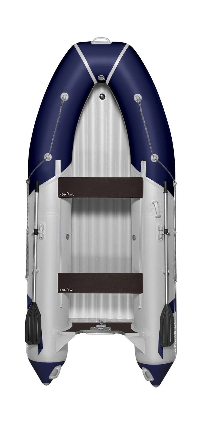 Надувная лодка ПВХ, Адмирал 355 S НДНД, светло-серый NF-00000522_LG сумка для лодочного мотора 20 л с премиум коричневая сhmp 20
