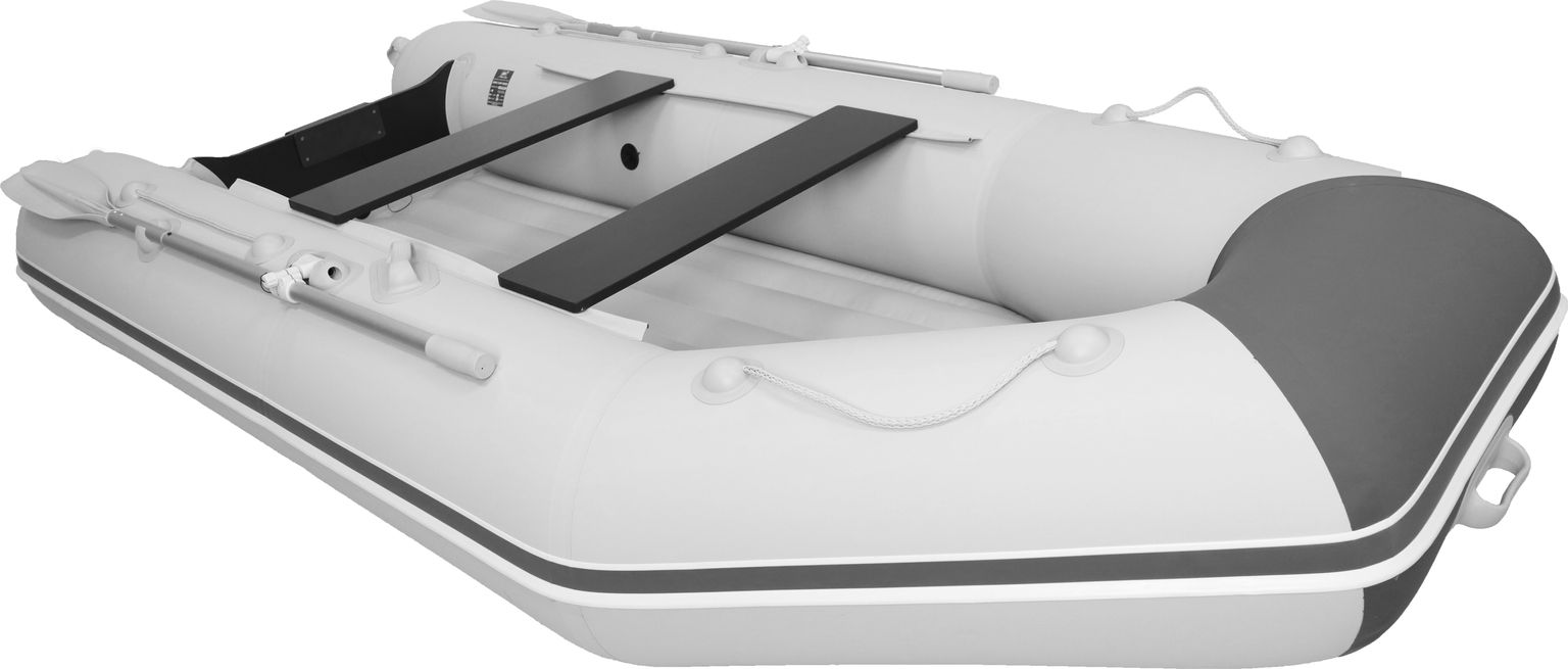 Надувная лодка ПВХ, АКВА 3200 НДНД, светло-серый/графит 00180133, размер 855х195, цвет светло-серый/графит - фото 3