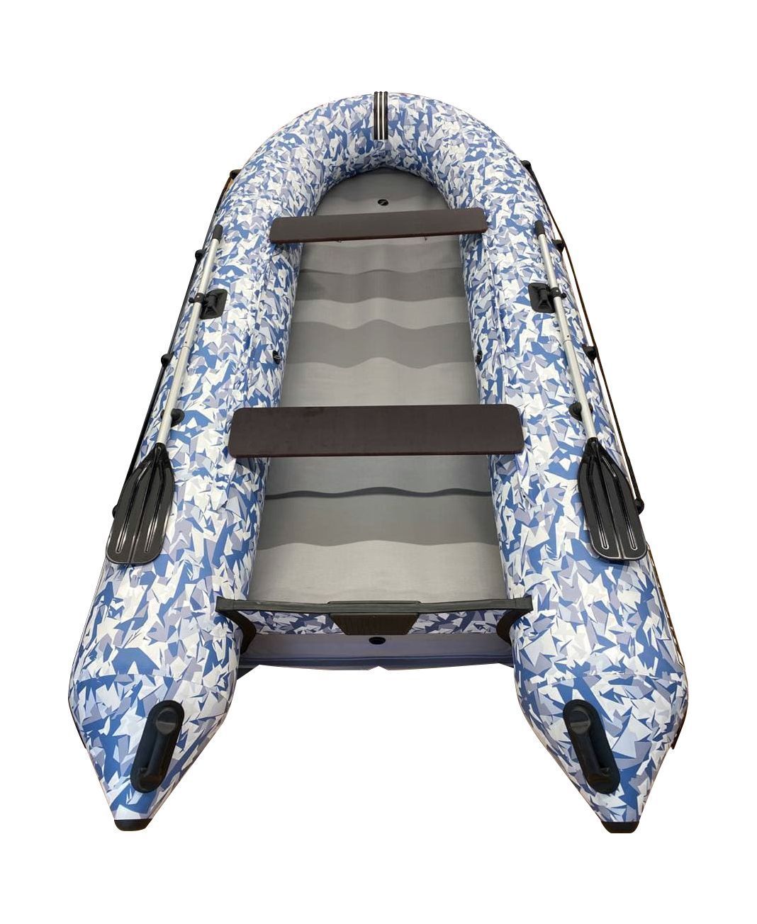 Надувная лодка ПВХ, HYDRA NOVA-Plus 365 НДНД, камуфляж лёд, OPTIMA, (PC) NOVOPTIMAB365ICE-P-PC, цвет камуфляжлёд - фото 2