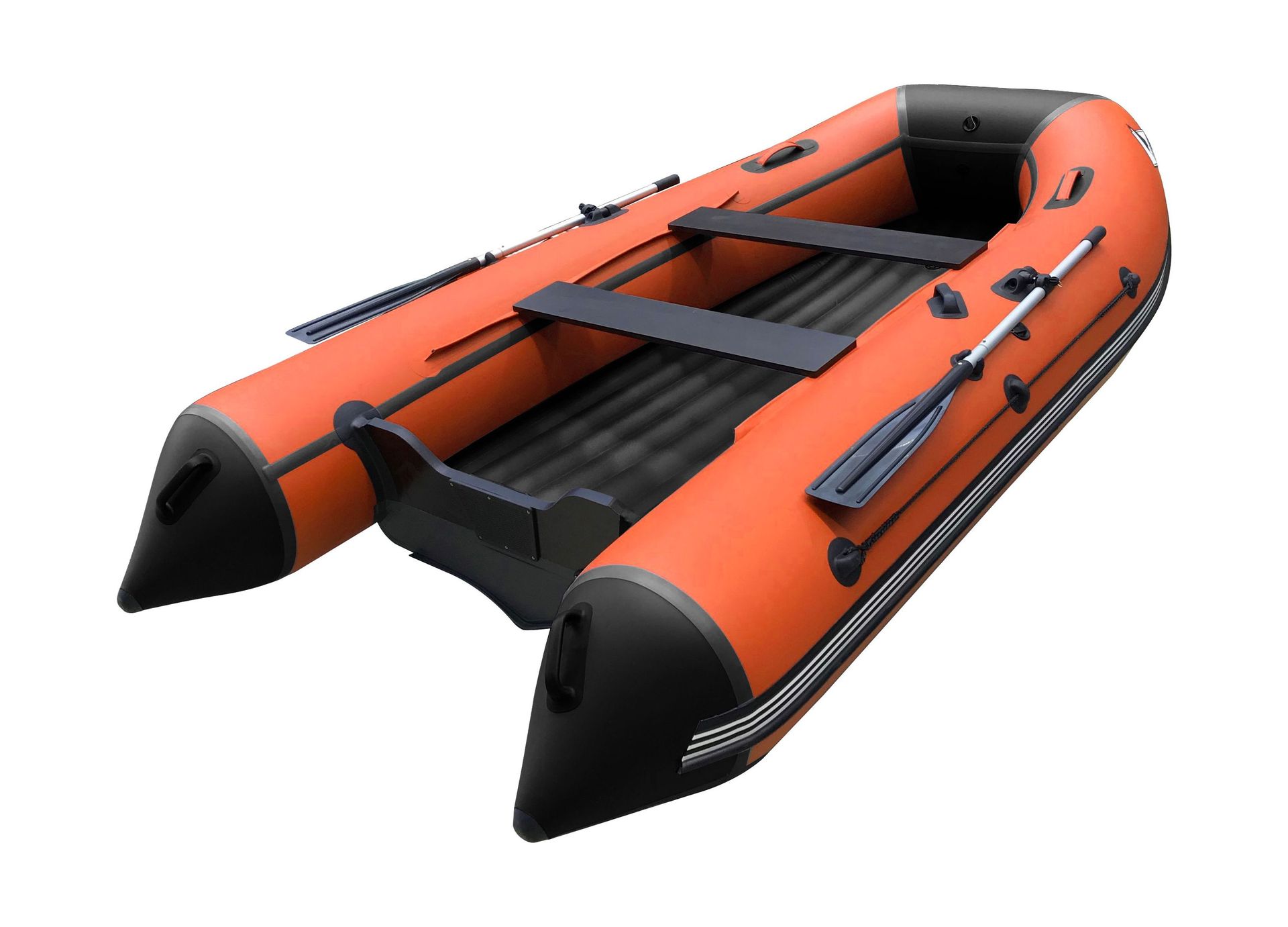 Надувная лодка ПВХ, ORCA 380 НДНД, оранжевый/черный Код товара: ORCA380OB
