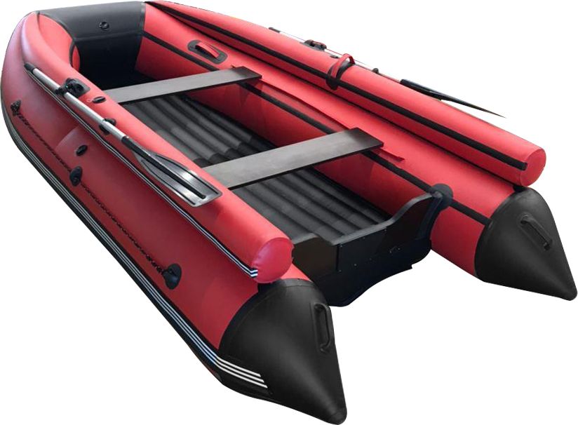Надувная лодка ПВХ, ORCA 400F НДНД, фальшборт, красный/черный ORCA400RB-F, цвет красный/черный - фото 3