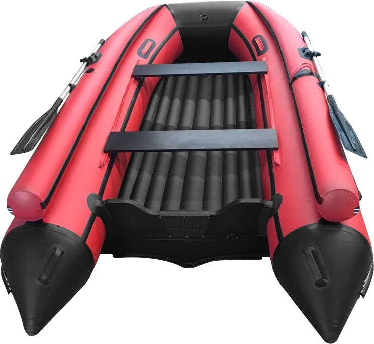 Надувная лодка ПВХ, ORCA 400F НДНД, фальшборт, красный/черный ORCA400RB-F, цвет красный/черный - фото 2