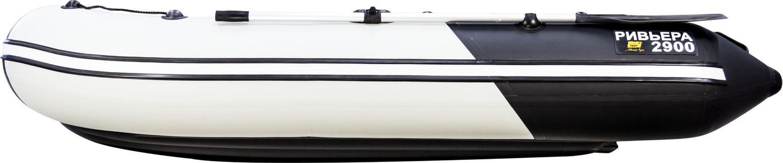 Надувная лодка ПВХ, Ривьера Компакт 2900 НДНД Комби, светло-серый/черный 4603725303447, размер 810х200 - фото 5
