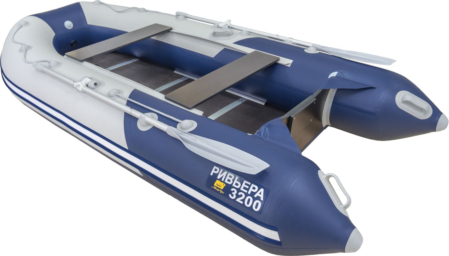 Надувная лодка ПВХ Аква 3200 СКК (слань-книжка + киль)