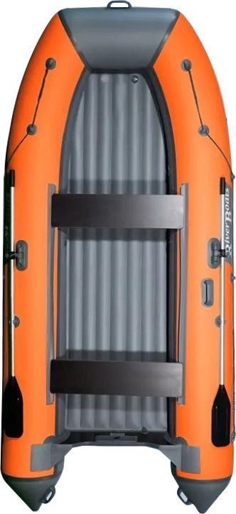Надувная лодка ПВХ, RiverBoats RB 330 НДНД, серо-оранжевый RB330NDGO надувная лодка пвх riverboats rb 410 нднд серо оранжевый rb410ndgo