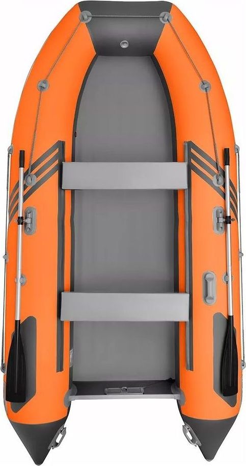 Надувная лодка ПВХ Roger Zefir 3700 НДНД (PRO), оранжевый/графит RZ3700ND-PRO-O/G щепа оранжевый 50 л