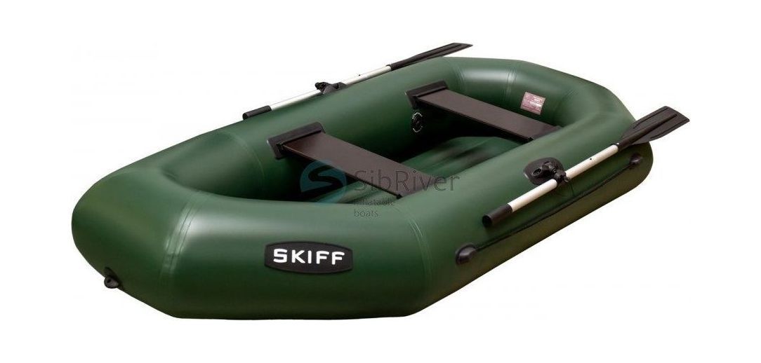 Надувная лодка ПВХ Skiff-240НД, зеленый, SibRiver SND240GREEN - фото 2