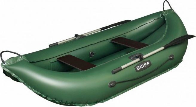 Надувная лодка ПВХ Skiff 265, зеленый, SibRiver S265GREEN надувная лодка пвх skiff 280 серый sibriver s280gray