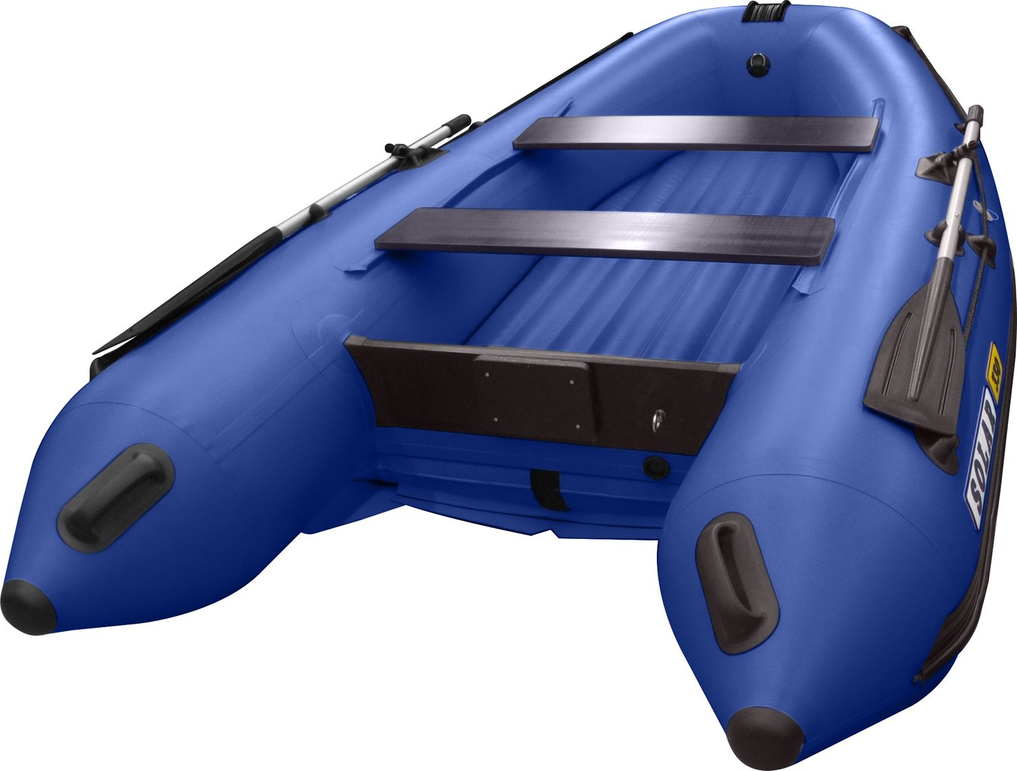 Надувная лодка ПВХ SOLAR-330 К (Оптима), синий SLR330k_opt_blue