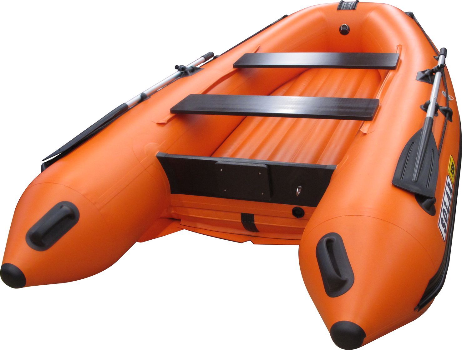 Надувная лодка ПВХ SOLAR-350 К (Оптима), оранжевый SLR350k_opt_orange - фото 1