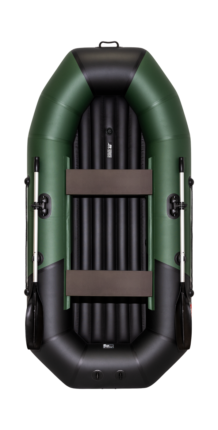 Надувная лодка ПВХ, Таймень NX 270 НД Комби, зеленый/черный 2104040004955