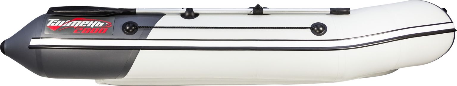 Надувная лодка ПВХ, Таймень NX 2800 НДНД, светло-серый/графит 4603725303515 - фото 1