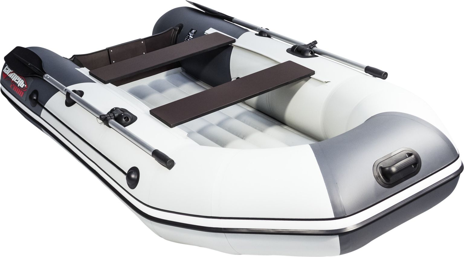 Надувная лодка ПВХ, Таймень NX 2800 НДНД, светло-серый/графит 4603725303515 - фото 5