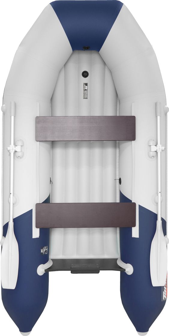 Надувная лодка ПВХ, Таймень NX 2800 НДНД, светло-серый/синий 2104040011441 ножной насос kraft