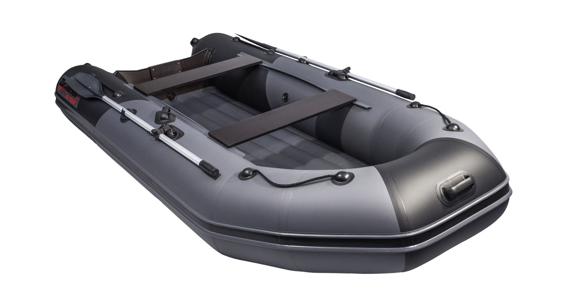 Надувная лодка ПВХ, Таймень NX 3200 НДНД, графит/черный 4603725303546 - фото 3