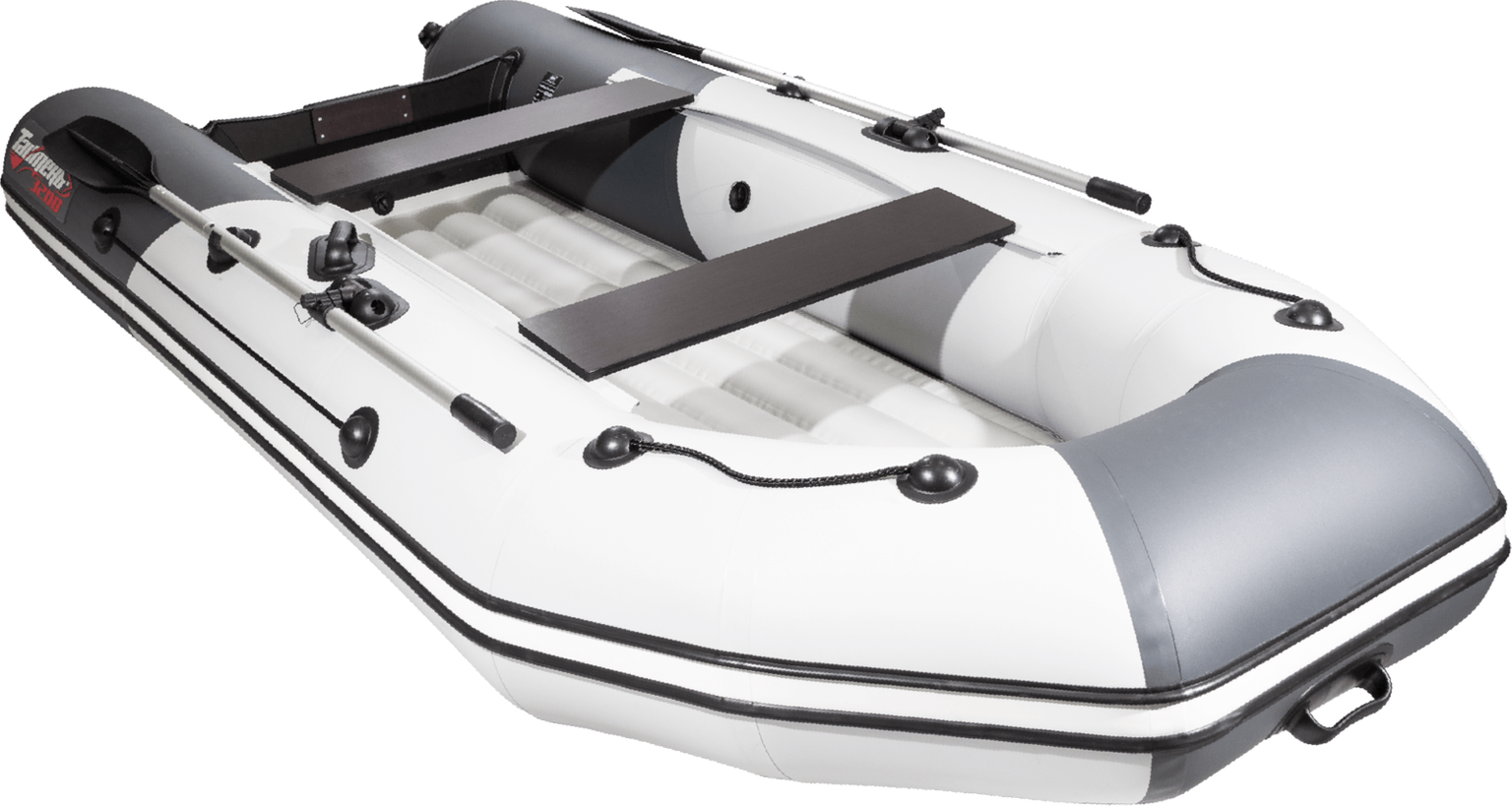 Надувная лодка ПВХ, Таймень NX 3200 НДНД, св.серый/графит 4662725603546, цвет графит/черный, размер 855х195 - фото 3