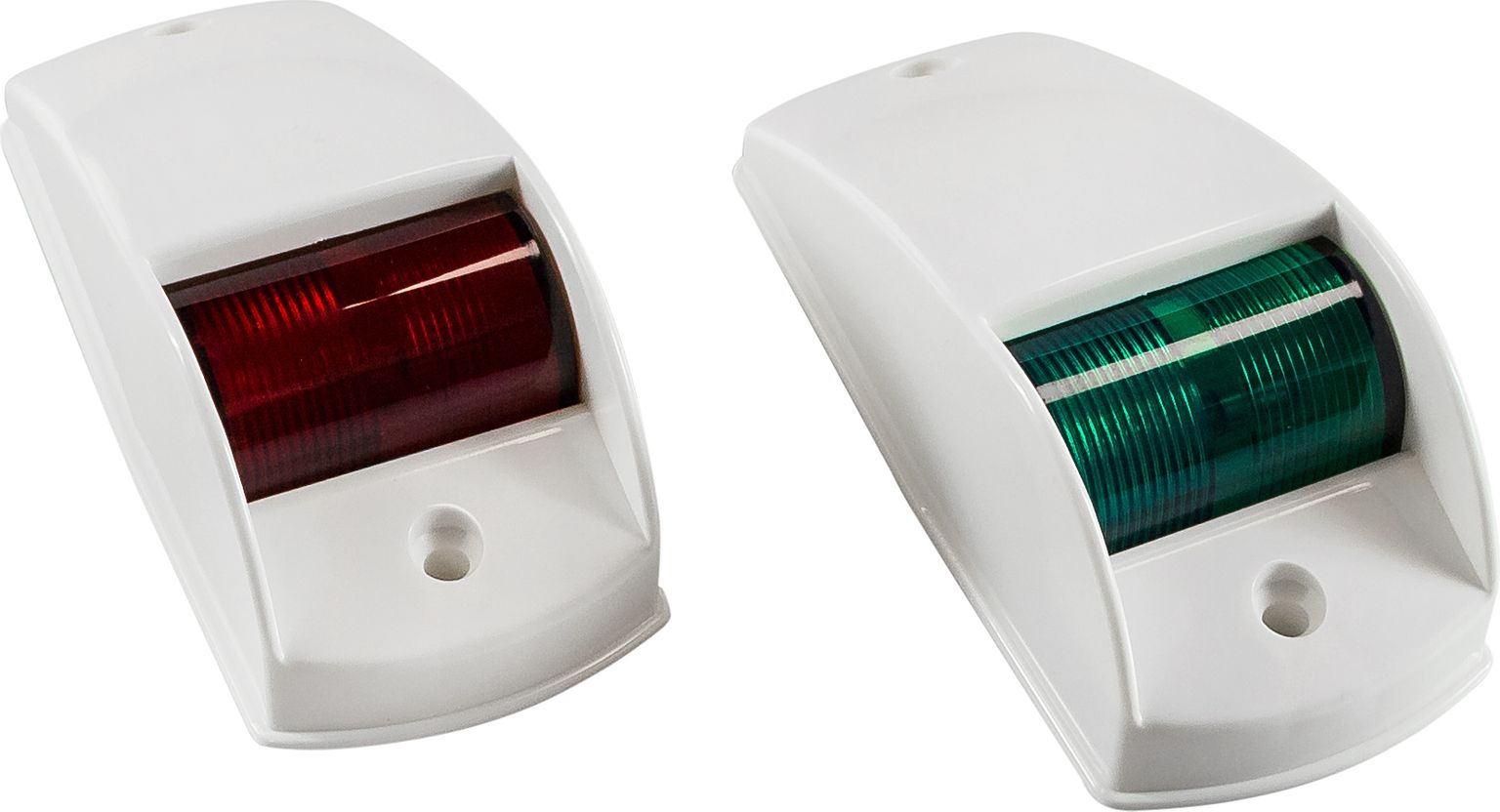 Огни ходовые, белый корпус, комплект 10811 огни ходовые светодиодные зелёный красный нержавеющий корпус комплект c91018