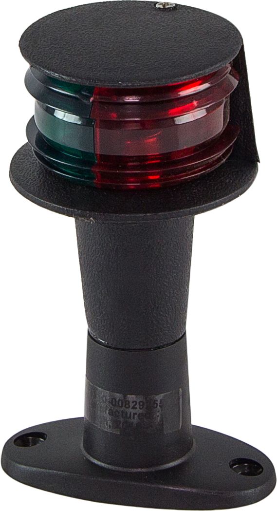 Огонь ходовой комбинированый (красный, зеленый) на стойке 100 мм, черный LPMSDFX00001 огонь ходовой 3 112 5 красный 10860