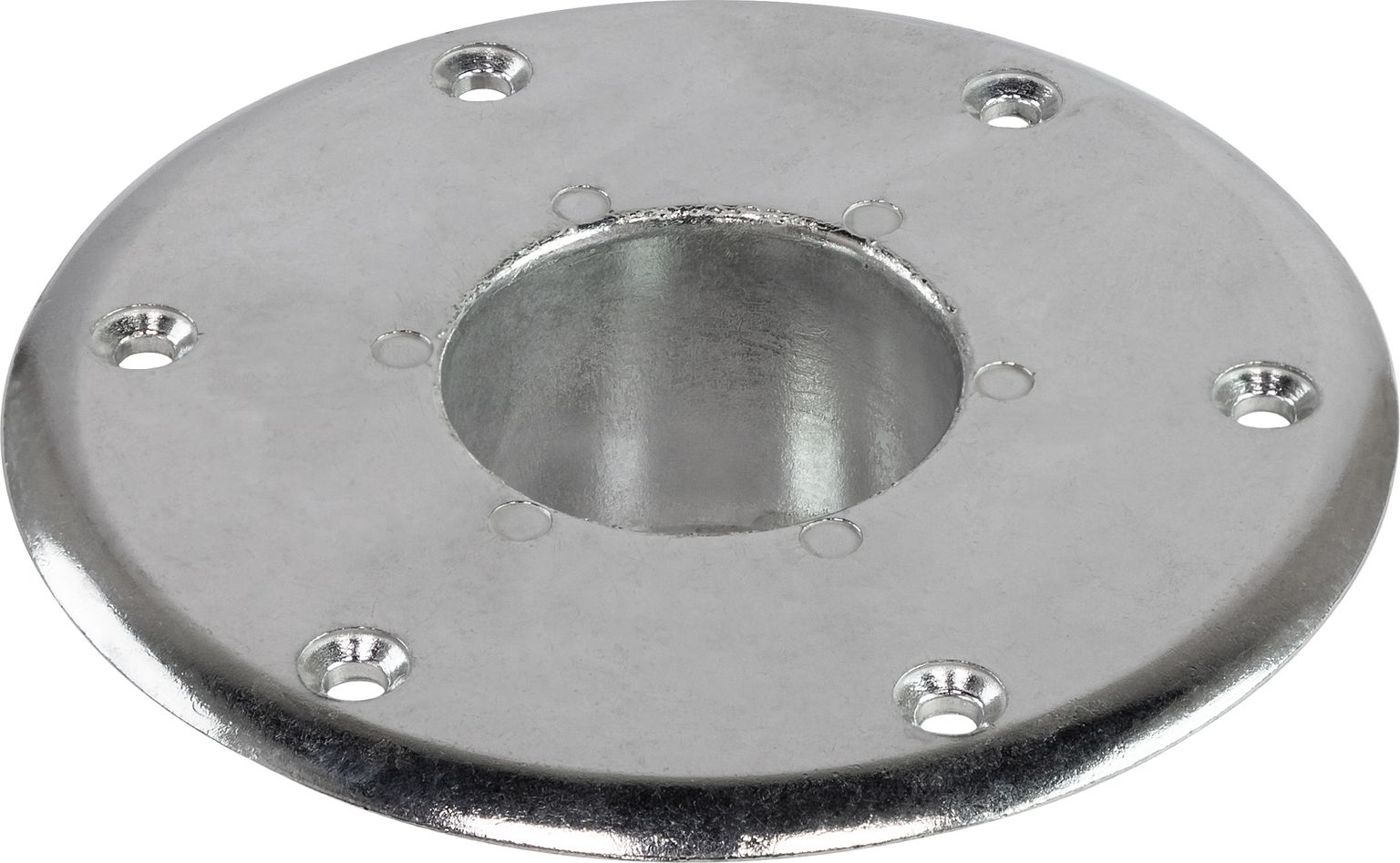 Основание стойки столешницы, диаметр отверстия 55 мм 30341 основание стойки столешницы палубное алюминий 96209