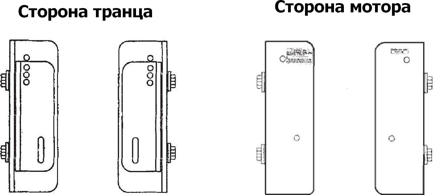 Подъёмник мотора ручной вертикальный, состоящий из двух частей 50-300 л.с. вынос 140 мм (Manual-Lift), CMC 55012_2PC Вид№2