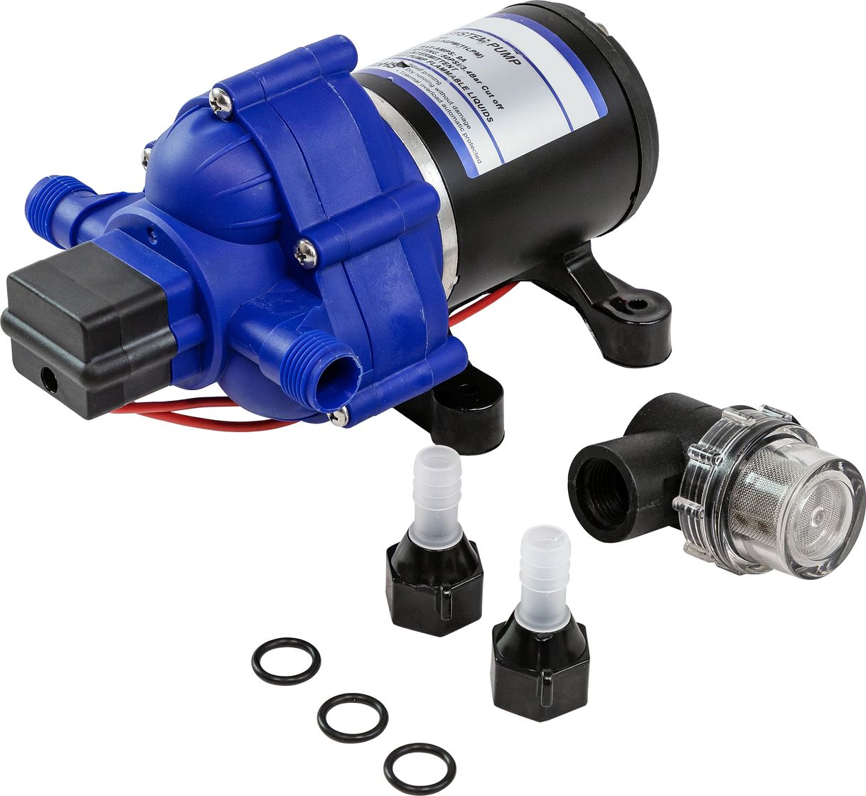 Помпа водоподающая мембранная Marine Rocket 12 В 11 лмин 37 бар 9А FL_701_MR 8213₽