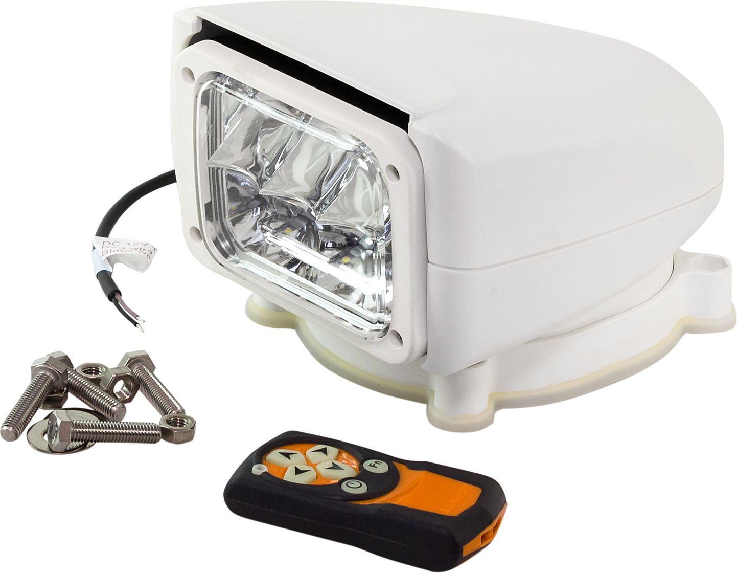 Прожектор с дистанционным управлением, белый корпус, светодиодный, брелок, модель 150 SL15071CW12VSD