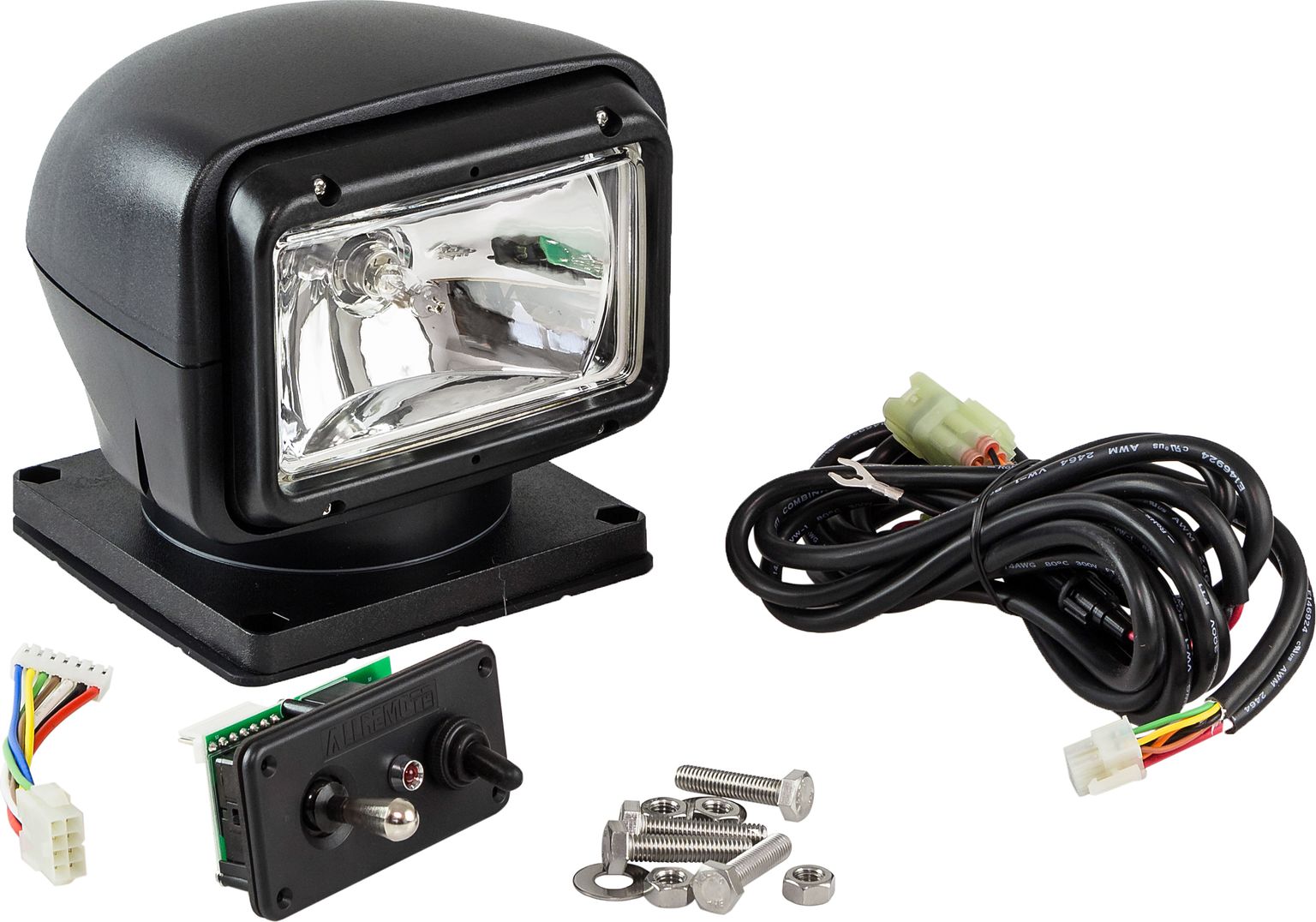 Прожектор с дистанционным управлением, черный корпус, галоген, джойстик, модель 310 SL31051DCB12VSD картина на стекле модель в короне ag 40 216 40x50 см