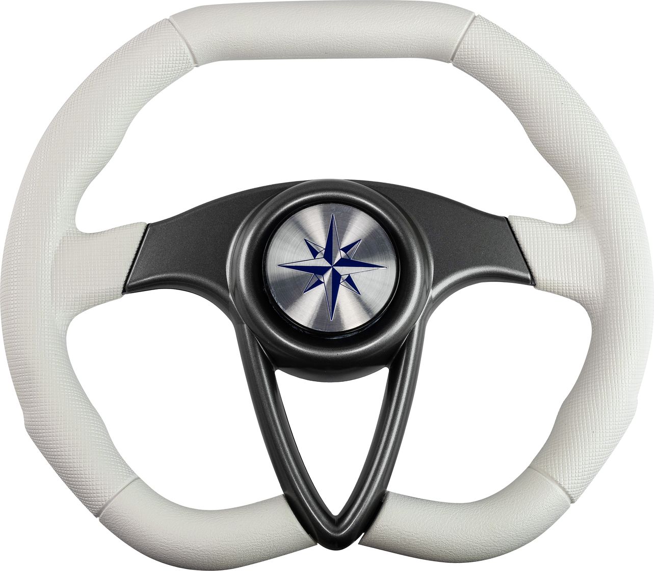 Рулевое колесо BARRACUDA обод белый, спицы серебряные д. 350 мм VN135002-08 рулевое колесо riva rsl обод белый спицы серебряные д 360 мм vn735022 08