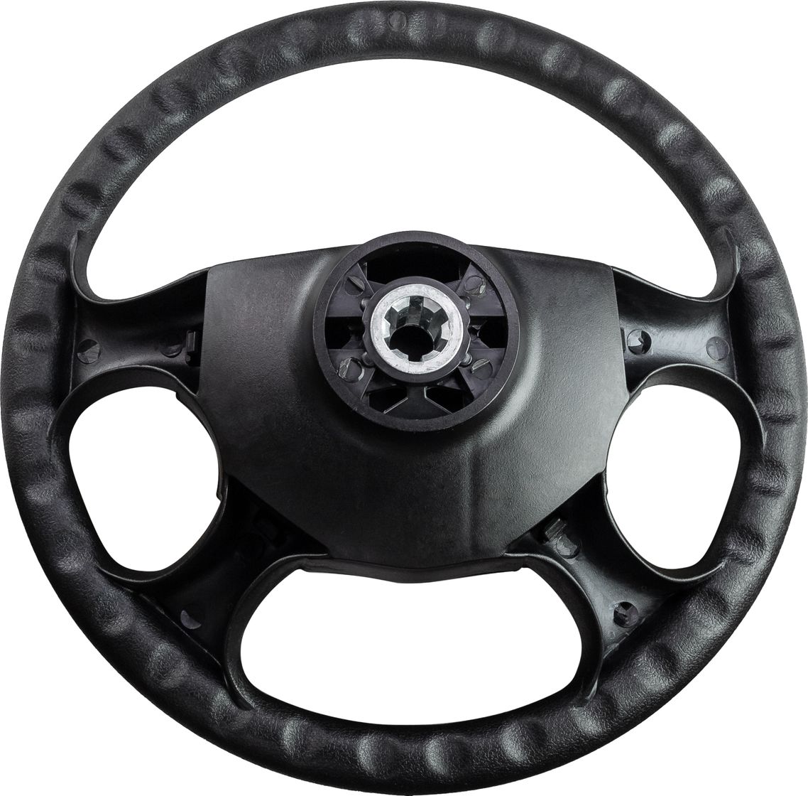 Рулевое колесо диаметр 340 мм 73051, цвет черный - фото 2