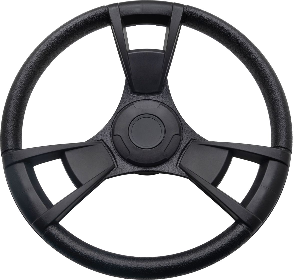Рулевое колесо GUSSI 013 обод и спицы черные д. 350 мм 30133521 - фото 1