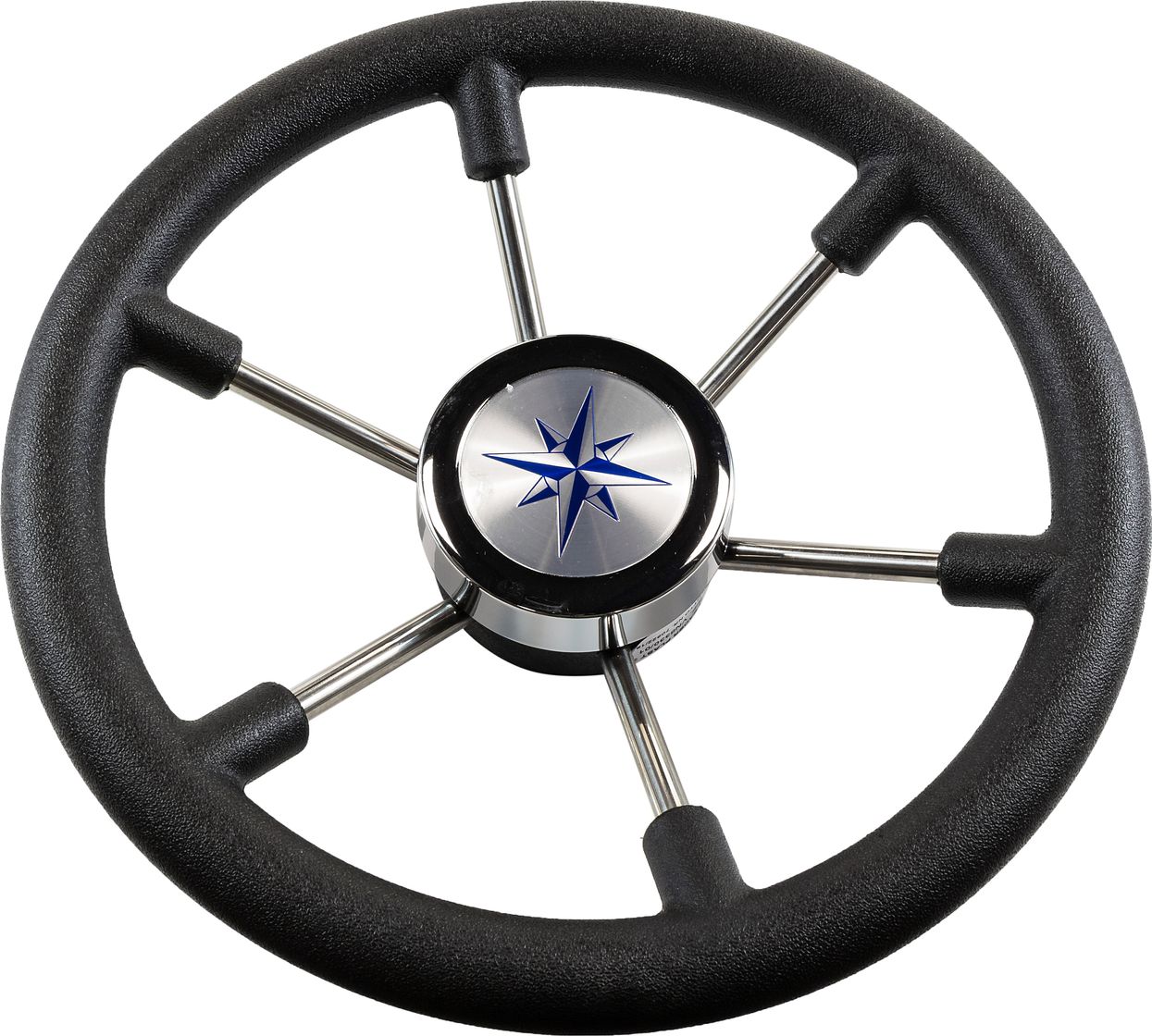 Рулевое колесо LEADER PLAST черный обод серебряные спицы д. 330 мм VN8330-01 рулевое колесо orion обод черносиний спицы серебряные д 355 мм vn960101 99