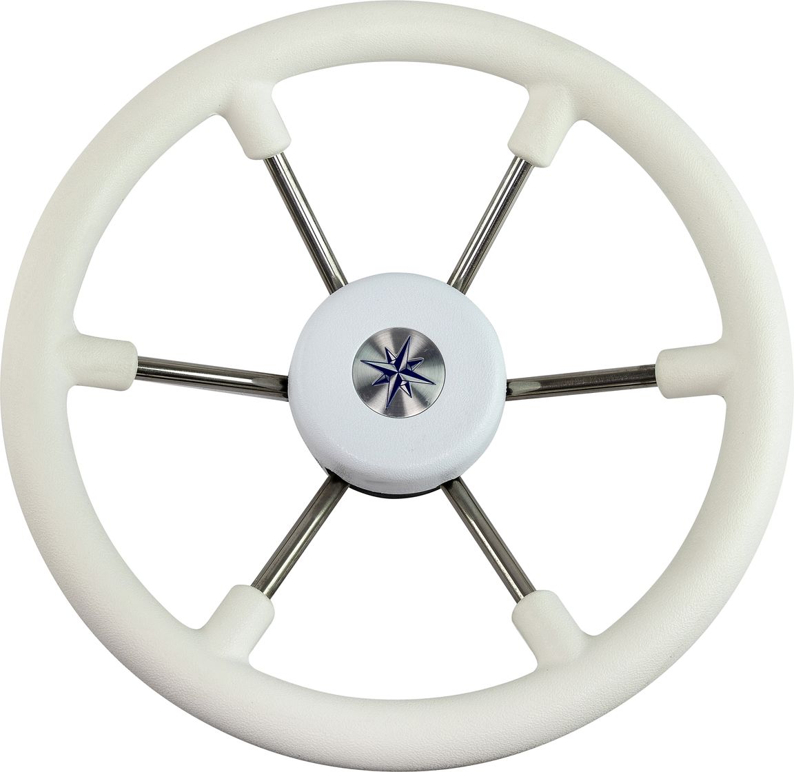 Рулевое колесо LEADER TANEGUM белый обод серебряные спицы д. 330 мм VN7330-08 рулевое колесо leader plast белый обод серебряные спицы д 360 мм vn8360 08