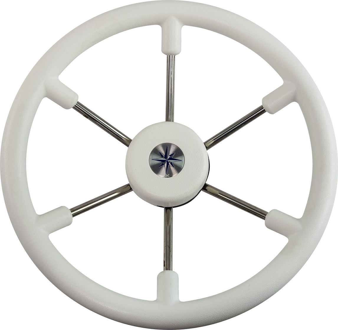 Рулевое колесо LEADER TANEGUM белый обод серебряные спицы д. 360 мм VN7360-08 рулевое колесо evolution белый обод с карбоновыми вставками more 10016468