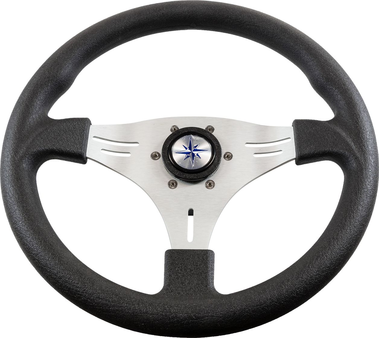 Рулевое колесо MANTA обод черный, спицы серебряные д. 355 мм VN70551-01 рулевое колесо orion обод черный спицы серебряные д 355 мм vn960101 01