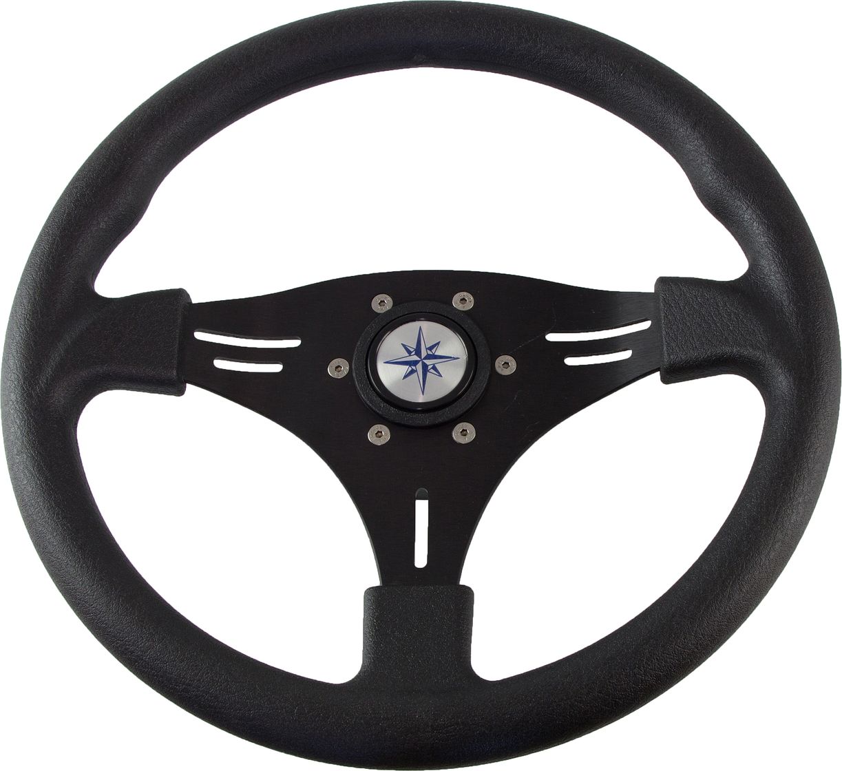 Рулевое колесо MANTA обод и спицы черные д. 355 мм VN70552-01 рулевое колесо leader tanegum обод серебряные спицы д 360 мм vn7360 01