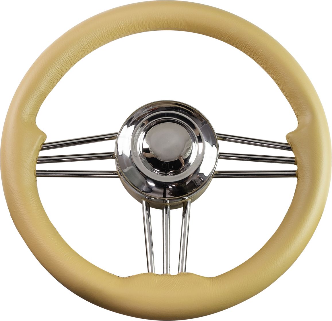 Рулевое колесо Osculati, диаметр 350 мм, цвет кремовый (имитация кожи) 45-173-36 обеденные стулья 4 шт имитация кожи твердая древесина