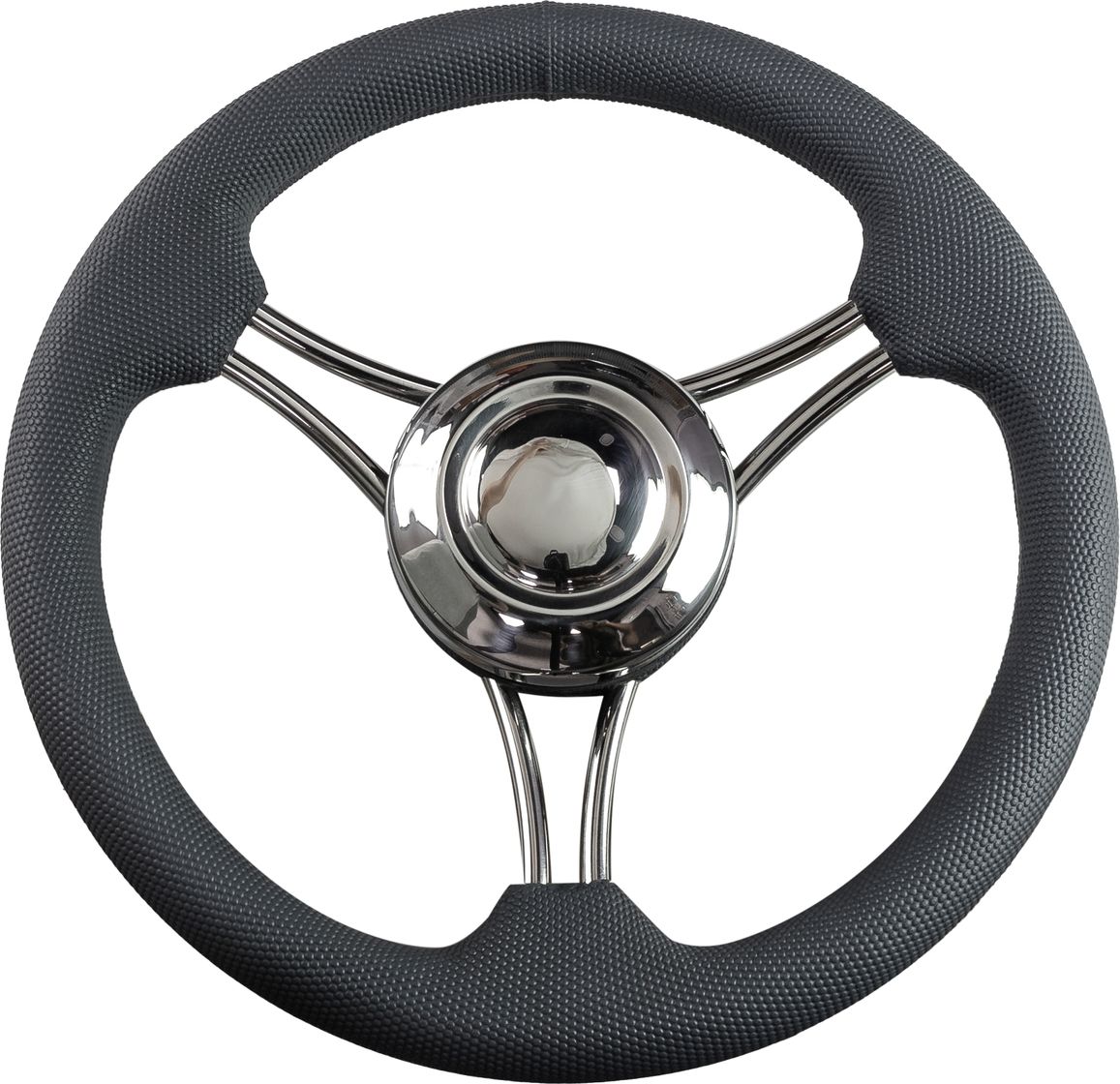 Рулевое колесо Osculati, диаметр 350 мм, цвет серый 45-152-02 колесо пенополиуретановое d 360 мм ступица диаметр 13 мм длина 90 мм