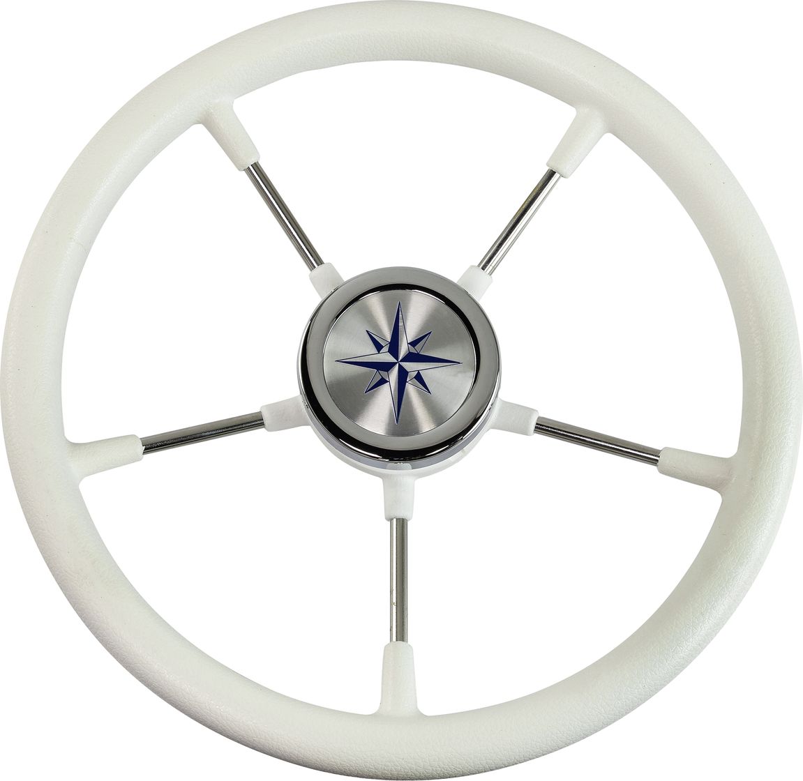 Рулевое колесо RIVA RSL обод белый, спицы серебряные д. 360 мм VN735022-08 рулевое колесо delfino обод спицы серебряные д 340 мм vn70401 01