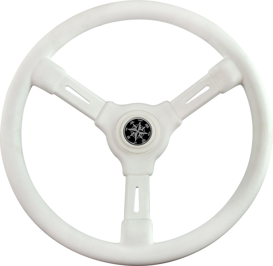Рулевое колесо RIVIERA белый обод и спицы д. 350 мм VN8001-08