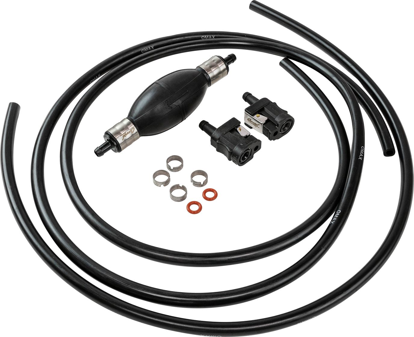 

Шланг топливный с грушей и переходниками Yamaha 115-200, Omax 6Y22430607OMAX_OM