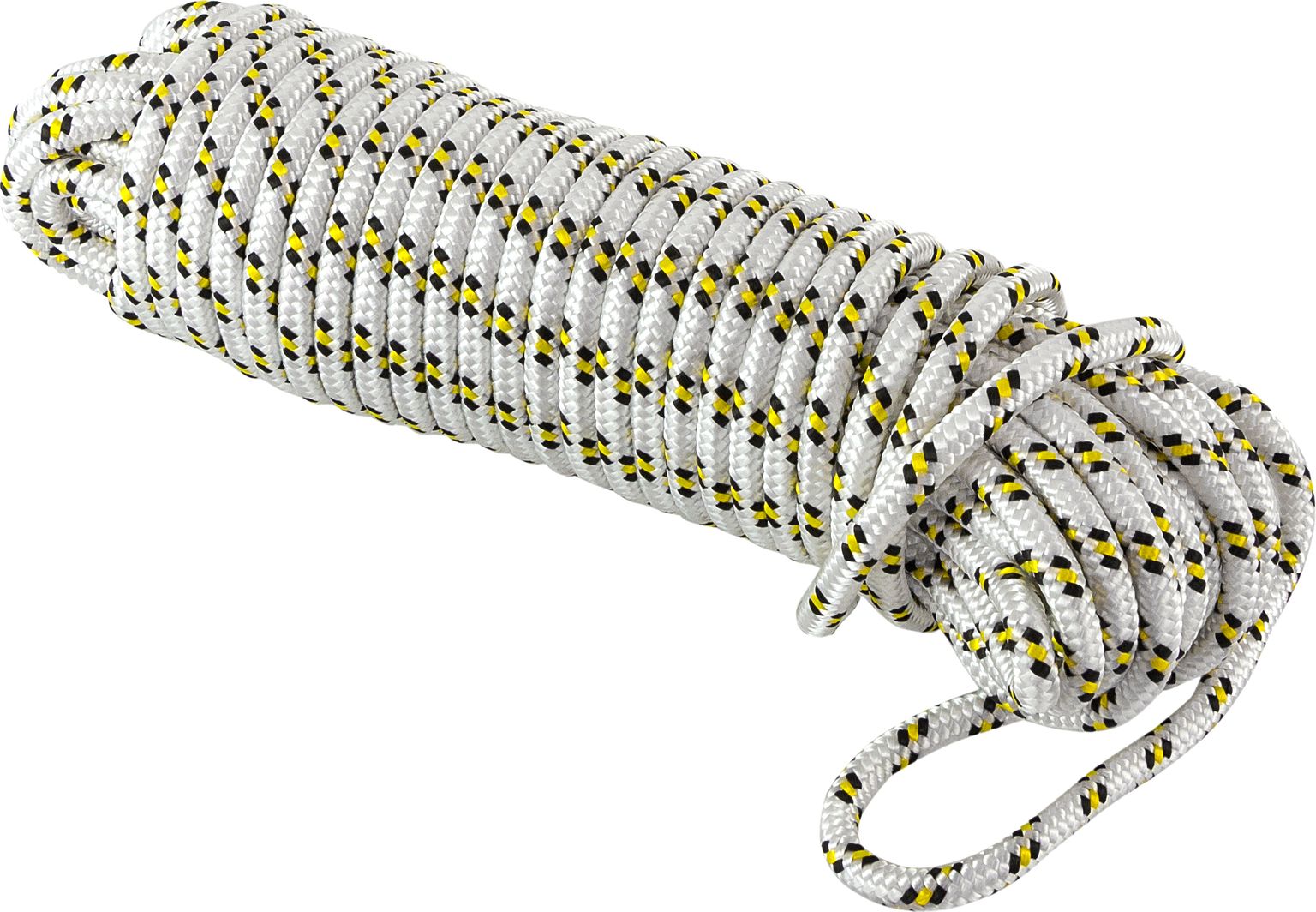 Шнур полипропиленовый плетеный d 6 мм, L 30 м SHND6L30 плетеный светоотражающий шнур полипропиленовый ланекс канат