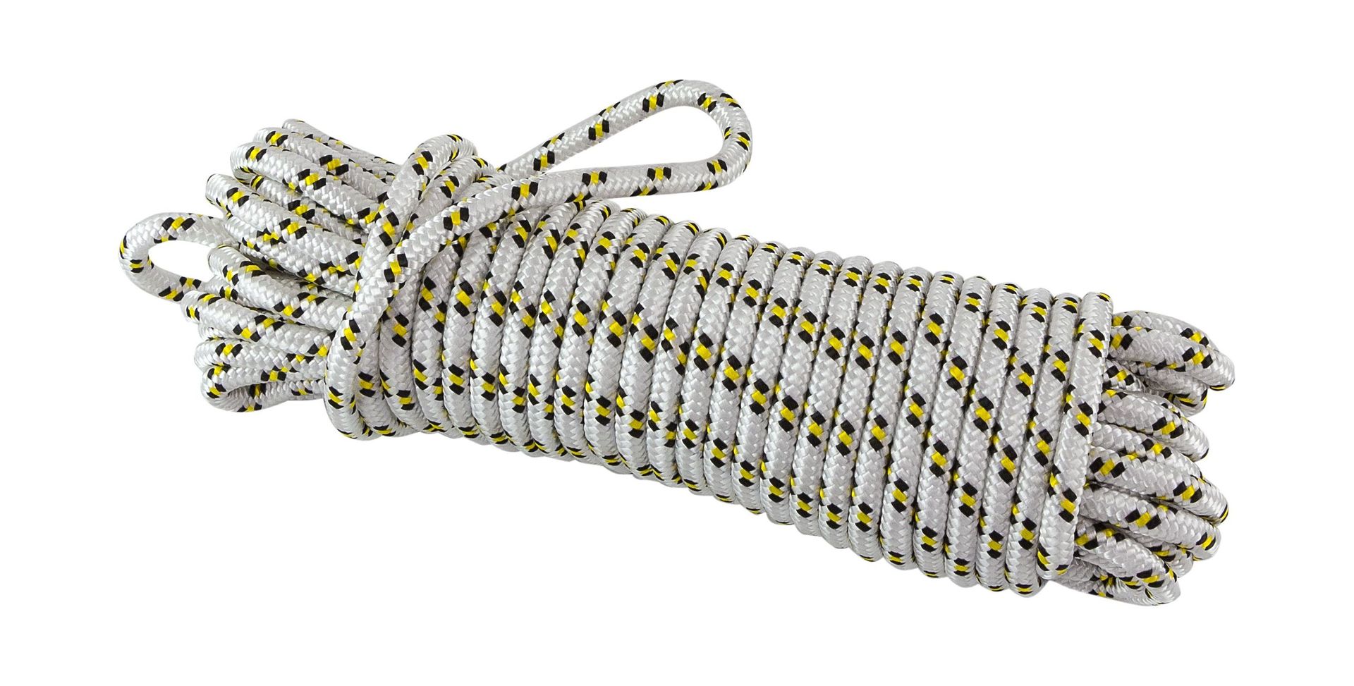 Шнур полипропиленовый плетеный d 8 мм, L 20 м SHND8L20 плетеный светоотражающий шнур полипропиленовый ланекс канат